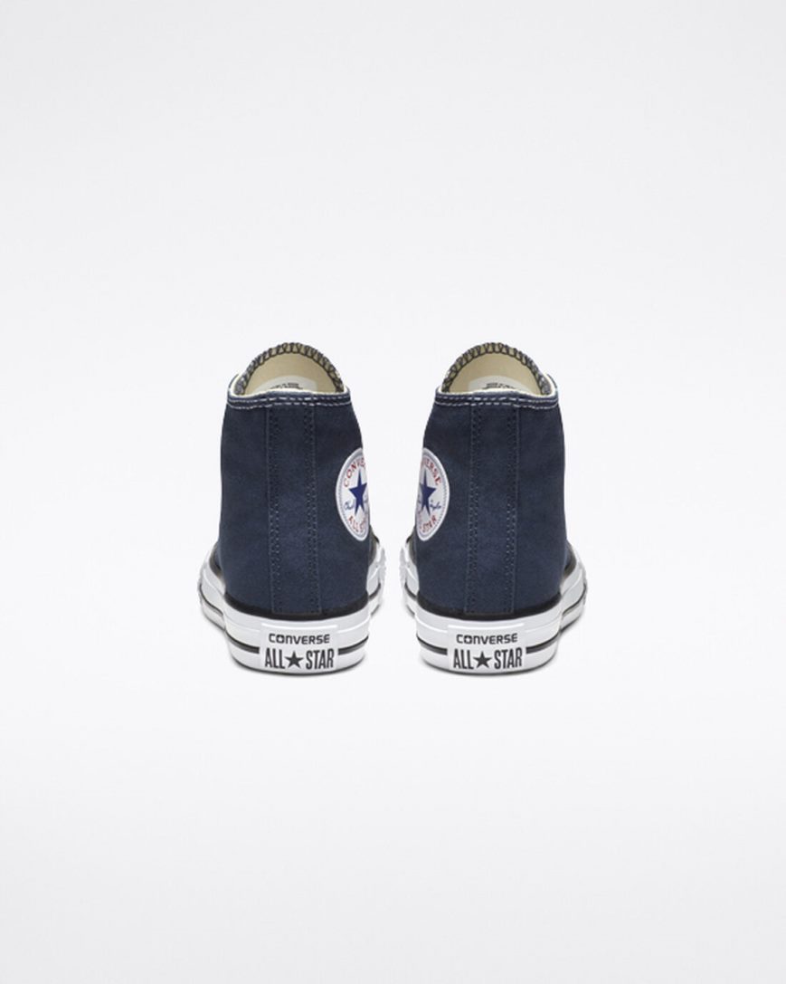 Boys' Converse Chuck Taylor All Star Classic High Top Shoes Navy | AU 568C3M